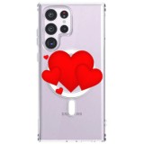 Husa personalizata samsung galaxy s23 ultra, magsafe atasare magnetica, heart