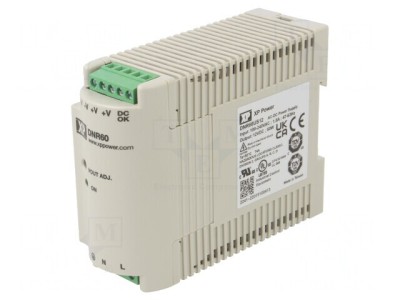 Alimentator Pulsatoriu pentru Șină DIN 60W 12V 5A foto