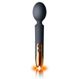 Vibrator Bagheta Oriel, Negru/Aramiu, 23 cm, Rocks-Off