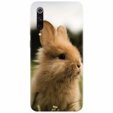 Husa silicon pentru Xiaomi Mi 9, Cute Rabbit In Grass