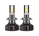 Cumpara ieftin Set 2 becuri LED auto F2, 100W, H7 H11 H1 H4, 10000LM, ventilator racire, IPF