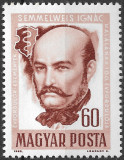 Ungaria - 1965 - Aniversarea lui Ignaz Semmelweis - serie neuzată (T259)