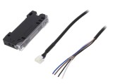 Amplificator fibră optică NPN 12-24VDC IP40