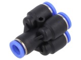 Distribuitor plug-in cu reduc&Aring;&pound;ie, ramifica&Aring;&pound;ie Y, pentru 8 mm