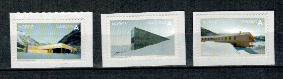 Norvegia 2011 - Turism, arhitectura muderna, serie timbre autoco