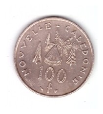 Moneda Noua Caledonie 100 francs/franci 1996, stare buna, curata