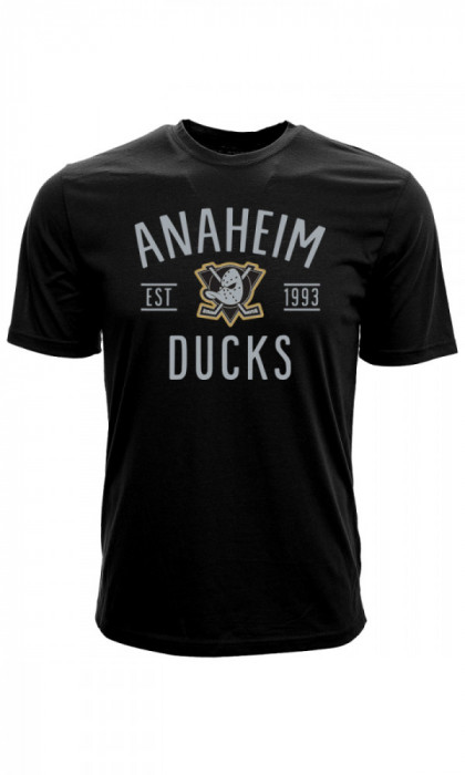 Anaheim Ducks tricou de bărbați black Overtime Tee - S