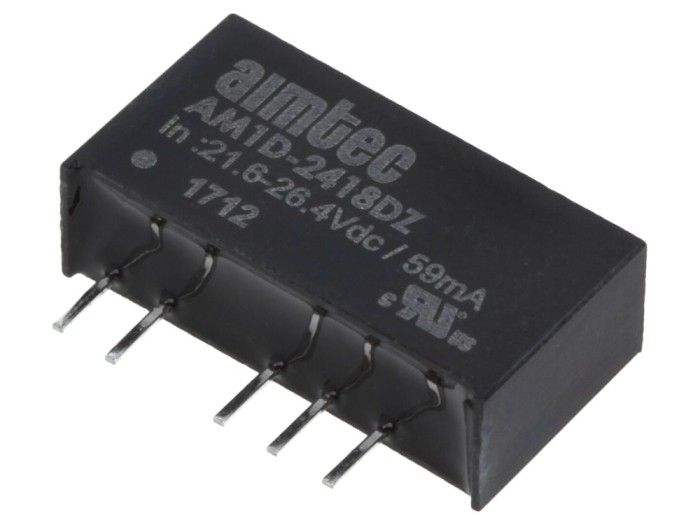 Convertor DC/DC 1W 18V/-18V