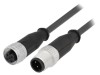 Cablu HARTING M12-M12, 1.5m, 3 Pini, Cod A (DeviceNet/CANopen), TPE-U, Senzori Automatizari