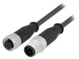 Cablu senzori/automatizări M12-M12 1.5m