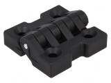 Balama Poliamidă Neagră 47mm x 48mm 4 Orificii