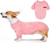 Pulover pentru caini/pisici Niumowang, bumbac/poliester, roz, marimea M