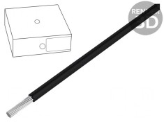 Cablu electric negru 35mm2 PVC Cu 35mm2