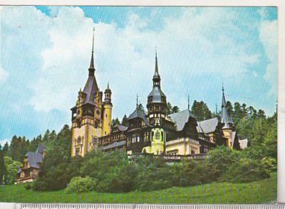 bnk cp Sinaia - Muzeul Peles - circulata - marca fixa foto