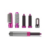 Uscator de Par cu Perie Styler Profesional 5 in 1, Funcții Complete de Coafat