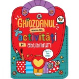 Ghiozdanul meu cu activitati si abtibilduri pentru fete, Girasol