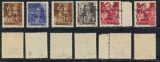 ROMANIA Ardealul de Nord emisiunea Odorhei lot 6 timbre cu sursarj original MNH, Istorie, Nestampilat