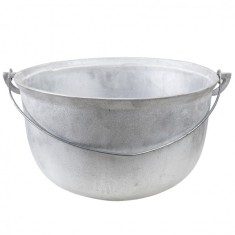 Ceaun tuci aluminiu alimentar 10L fund rotund Zilan EXT 6794 foto