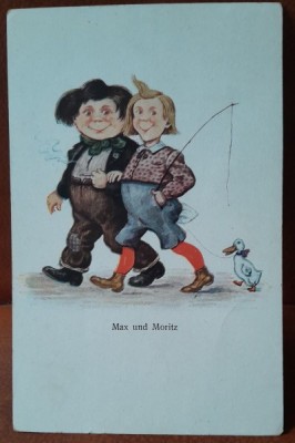 Carte postala, Max si Moritz, inceput de secol XX foto