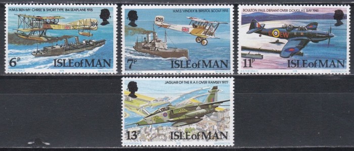 Isle of Man 1978 - A 60-a aniversare a Forțelor Aeriene Regale, MNH