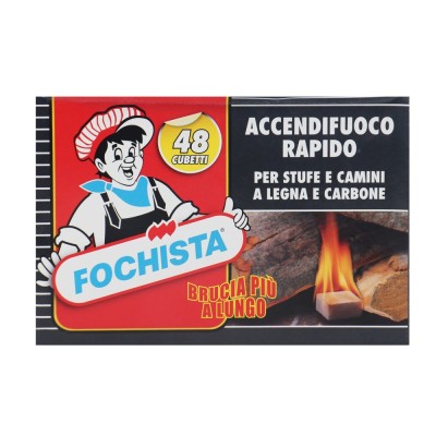 Cuburi pentru aprins focul Fochista, 48 buc foto