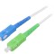 Patch cord fibră optică SC/APC-SC/UPC 3m alb