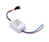 Sursa LED 230Vac 3-12Vdc 300mA 1-3W
