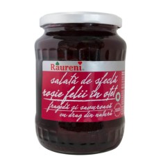 Salata Sfecla Rosie in Otet Raureni, 680 g, Salata de Sfecla Rosie Feliata la Borcan, Sfecla Rosie Feliata in Otet Raureni, Sfecla Rosie Felii in Otet foto