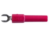 Mufă Furcă Banană 4mm 60VDC 36A Roșie