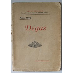 DEGAS par HENRI HERTZ , AVEC 24 PLANCHES HORS TEXTE , 1920