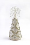 Cumpara ieftin Decoratiune Craciun - Glass Angel with Light, gemstones | Everbright Gifts