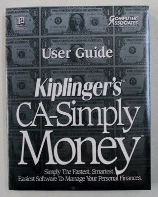 KIPLINGER &amp;#039; S CA - SIMPLY MONEY - USER GUIDE VERSION 1.0 - FOR MICROSOFT WINDOWS , 1993, foto