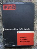 Studie z česk&eacute; literatury- Franti&scaron;ek Xaver &Scaron;alda - LIMBA CEHA