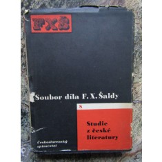 Studie z česk&eacute; literatury- Franti&scaron;ek Xaver &Scaron;alda - LIMBA CEHA