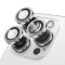 Folie sticla iPhone 16 Camera Protector Lito S+, argintiu titanium