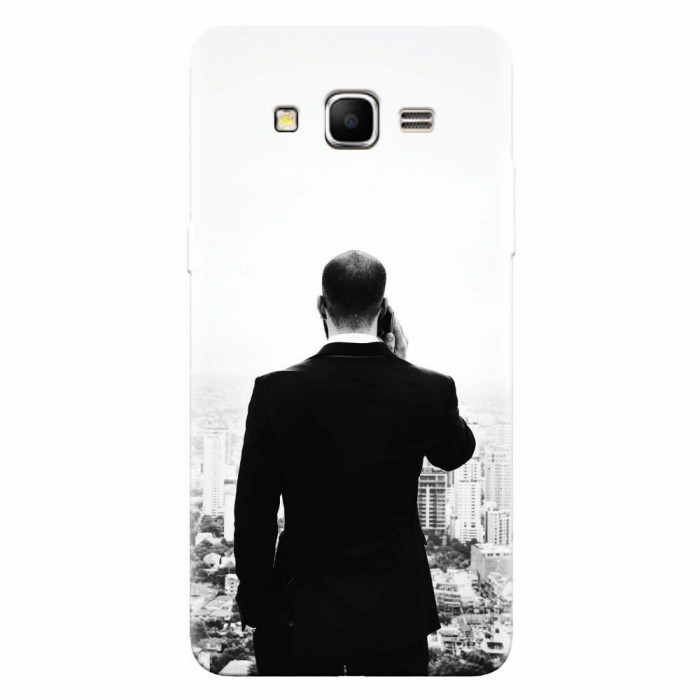 Husa silicon pentru Samsung Grand Prime, Man In Suit