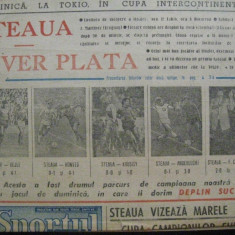 Supliment Sport (fotbal)-12 decembrie 1986, Steaua-River Plata