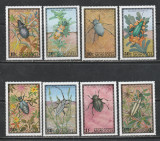 Mongolia 1972 - #159 Insecte 8v MNH, Nestampilat