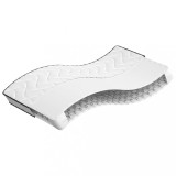 VidaXL Saltea cu arcuri bonnell, fermitate medie, 100x200 cm
