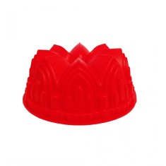Forma din silicon pentru chec, cozonac pane, Blat tort, Rosu, 22 cm , 278COF