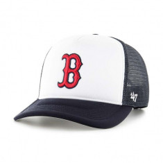 47 brand sapca MLB Boston Red Sox culoarea albastru marin, cu imprimeu, B-TRTFM02KPP-NY