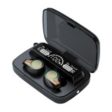 Cumpara ieftin Casti Smart Techstar&reg; M9-18, Wireless, Bluetooth V5.1, Touch, Display Digital, 2000mAh, pentru iPhone Xiaomi Huawei, Negru