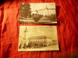 2 Ilustrate Satu Mare RPR : Hotel 9 Mai circ. 1963 are pliu central ,1960 pe sup, Circulata, Fotografie