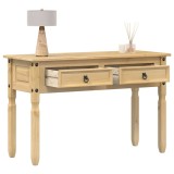 VidaXL Măsuță consolă &quot;Corona&quot;, 115x46x73 cm, lemn masiv de pin