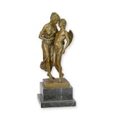 Secretul-statueta din bronz cu un soclu din marmura BF-36