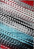 Cumpara ieftin Covor Model Stripes 11009-294, Marime 80 x 150 cm, Multicolor, Inaltime Fir 9 mm, Antialergic, Polipropilena, Living, Dormitor, Sufragerie, Birou