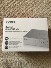 Switch Hub Zyxel Gs-105B NOU v3 SIGILAT foto
