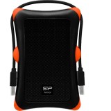 HDD extern portabil Silicon Power Armor A30 2TB, Anti-shock, USB 3.0, Negru