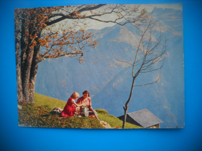 HOPCT 97303 PICKNICK LA BRAUNWALD ..ELVETIA-STAMPILOGRAFIE-CIRCULATA