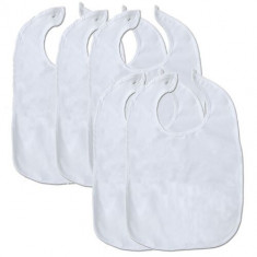 Set 5 Bavete adulti Jemidi, 60 x 40 cm, Alb, Bumbac, 54886.05